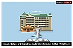 Repeated Defiance of Orders is Gross Insubordination; Termination Justified: HP High Court